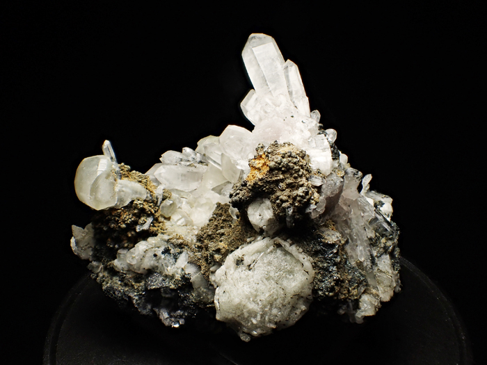 アゼルバイジャン産クローアパタイト、クォーツ、カルサイト＆マグネタイト (Chlorapatite, Quartz, Calcite & Magnetite / Azerbaijan)-photo1