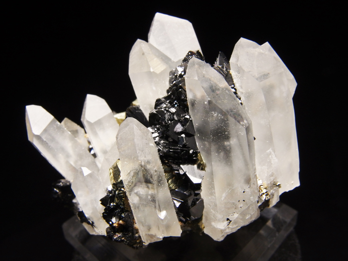 ֥륬ꥢġե饤ȡ륳ѥ饤 (Quartz, Sphalerite & Chalcopyrite / Bulgaria)-photo3