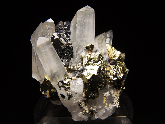 ֥륬ꥢġե饤ȡ륳ѥ饤 (Quartz, Sphalerite & Chalcopyrite / Bulgaria)-photo6