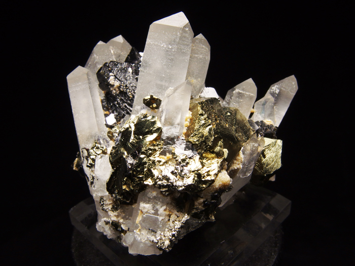 ֥륬ꥢġե饤ȡ륳ѥ饤 (Quartz, Sphalerite & Chalcopyrite / Bulgaria)-photo7