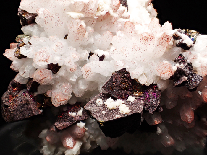 񻺥إޥȥġɥޥȡ륳ѥ饤 (Hematite Quartz, Dolomite & Chalcopyrite / China)-photo12