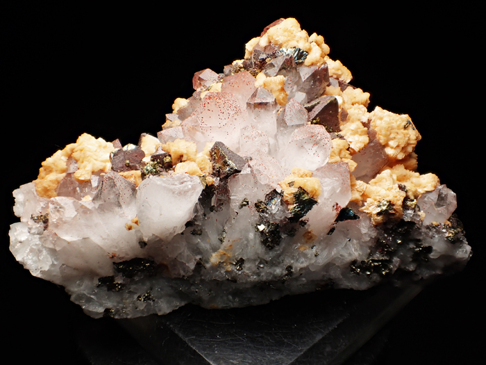 񻺥إޥȥġɥޥȡ륳ѥ饤 (Hematite Quartz, Dolomite & Chalcopyrite / China)-photo3