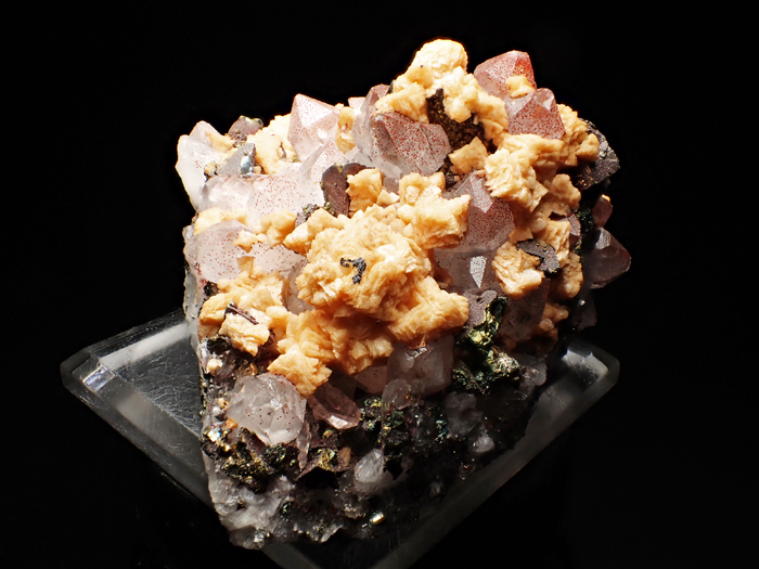 񻺥إޥȥġɥޥȡ륳ѥ饤 (Hematite Quartz, Dolomite & Chalcopyrite / China)-photo5