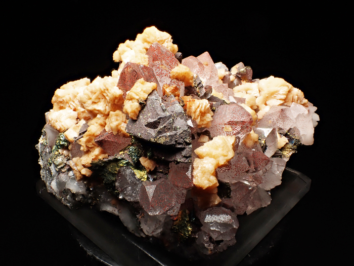 񻺥إޥȥġɥޥȡ륳ѥ饤 (Hematite Quartz, Dolomite & Chalcopyrite / China)-photo7