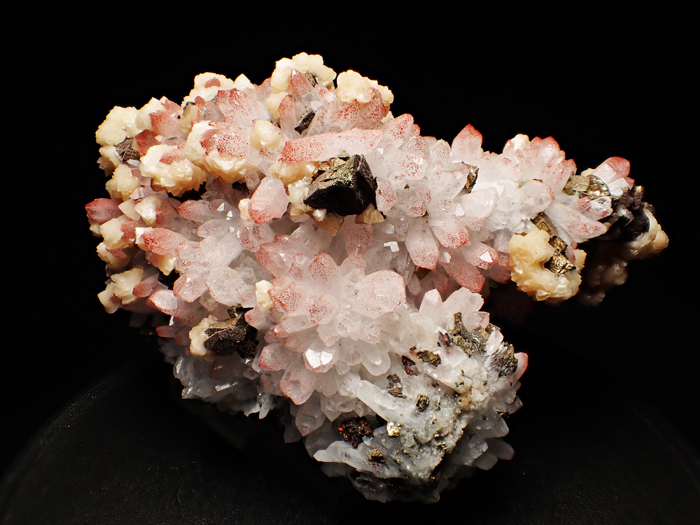 񻺥إޥȥġɥޥȡ륳ѥ饤 (Hematite Quartz, Dolomite & Chalcopyrite / China)-photo1