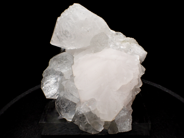 内モンゴル産クォーツ、フローライト＆マンガノンカルサイト (Quartz, Fluorite & Manganoancalcite)-photo2