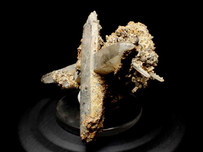 長野県甲武信鉱山産 水晶、楔石＆緑泥石 (Quartz, Titanite & Chlorite / Japan)-photo2