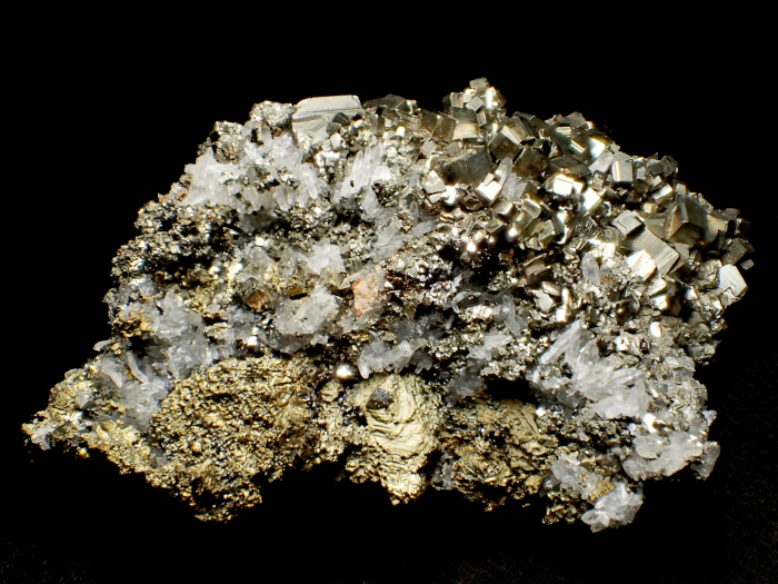 青森県尾太鉱山産 水晶、黄鉄鉱＆黄銅鉱 (Quartz, Pyrite & Chalcopyrite / Japan)-photo3