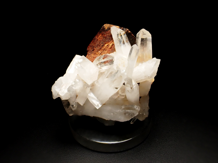 ʬʿۻ徽 㲫Ŵ۲ (Quartz & Goethite Pseudomorph after Pyrite / Japan)-photo0