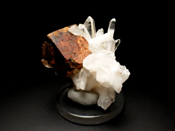 ʬʿۻ徽 㲫Ŵ۲ (Quartz & Goethite Pseudomorph after Pyrite / Japan)-photo6