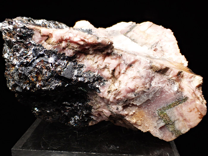 北海道八雲鉱山産 菱マンガン鉱、閃亜鉛鉱＆重晶石 (Rhodochrosite, Sphalerite & Barite / Japan)-photo8