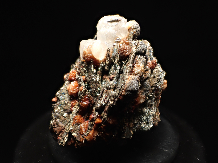 コソボ産パイライト ＜ピロータイト仮晶＞＆アーセノパイライト (Pyrite Pseudomorph after Pyrrhotite & Arsenopyrite / Kosovo)-photo2