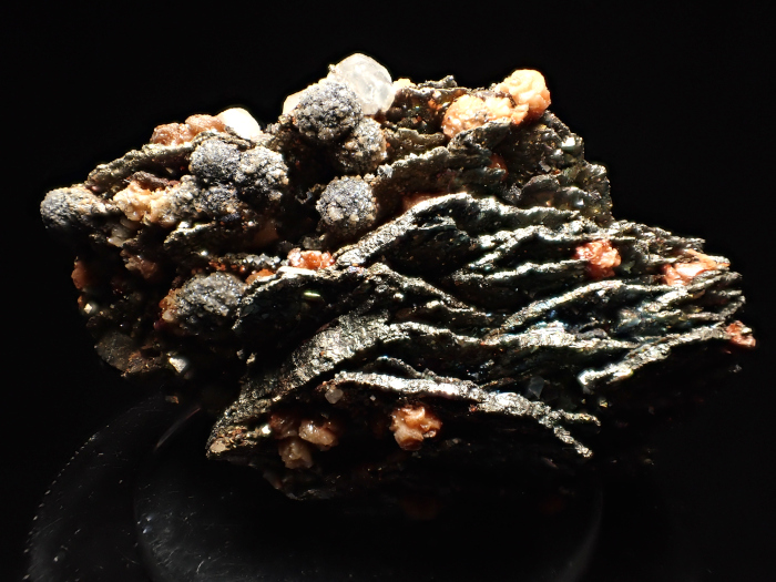 コソボ産パイライト ＜ピロータイト仮晶＞＆アーセノパイライト (Pyrite Pseudomorph after Pyrrhotite & Arsenopyrite / Kosovo)-photo4