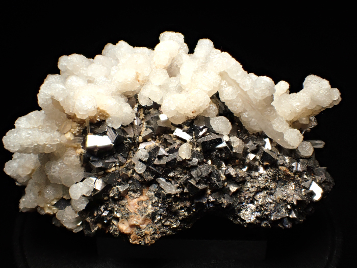 コソボ産クォーツ、カルサイト＆アーセノパイライト (Quartz, Calcite & Arsenopyrite / Kosovo)-photo0