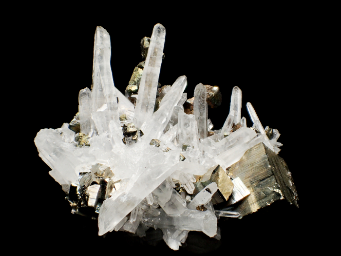 ペルー産クォーツ、パイライト＆キャルコパイライト (Quartz, Pyrite & Chalcopyrite / Peru)-photo0