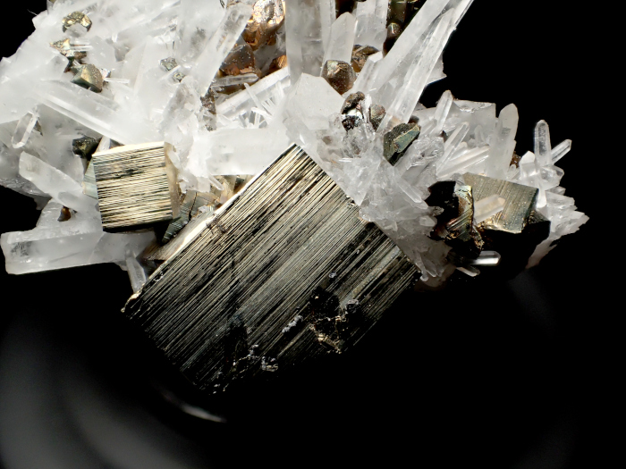 ペルー産クォーツ、パイライト＆キャルコパイライト (Quartz, Pyrite & Chalcopyrite / Peru)-photo16