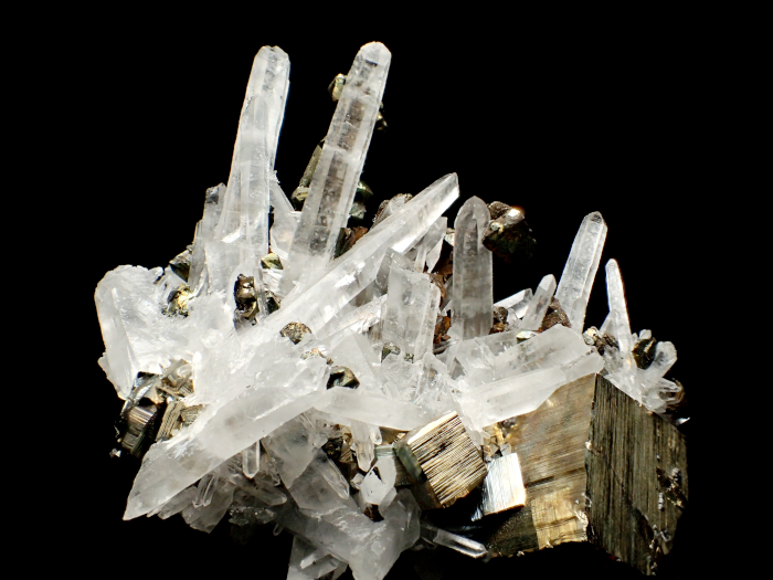 ペルー産クォーツ、パイライト＆キャルコパイライト (Quartz, Pyrite & Chalcopyrite / Peru)-photo17