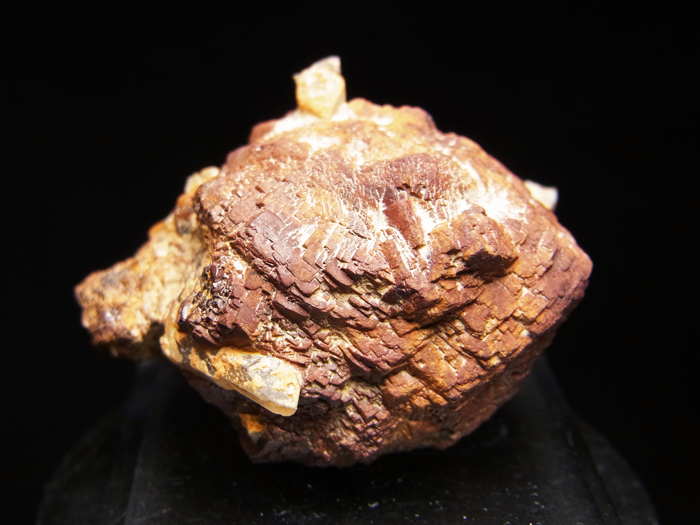 三重県産水晶＆武石 ＜黄鉄鉱仮晶＞ (Quartz & Goethite Pseudomorph after Pyrite / Japan)-photo0