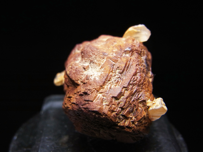 三重県産水晶＆武石 ＜黄鉄鉱仮晶＞ (Quartz & Goethite Pseudomorph after Pyrite / Japan)-photo2