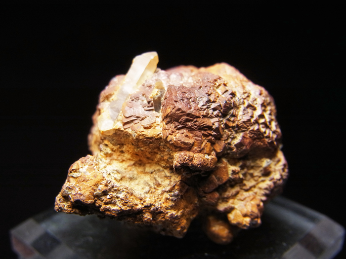 三重県産水晶＆武石 ＜黄鉄鉱仮晶＞ (Quartz & Goethite Pseudomorph after Pyrite / Japan)-photo15