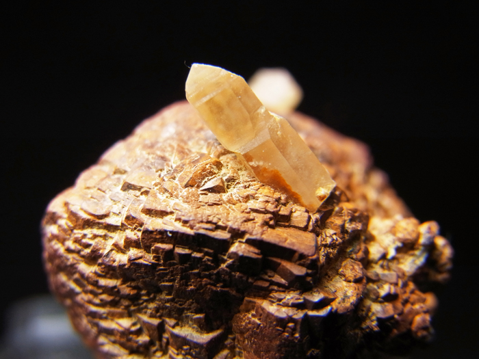三重県産水晶＆武石 ＜黄鉄鉱仮晶＞ (Quartz & Goethite Pseudomorph after Pyrite / Japan)-photo16
