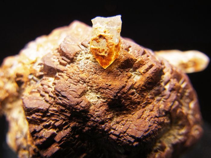 三重県産水晶＆武石 ＜黄鉄鉱仮晶＞ (Quartz & Goethite Pseudomorph after Pyrite / Japan)-photo17