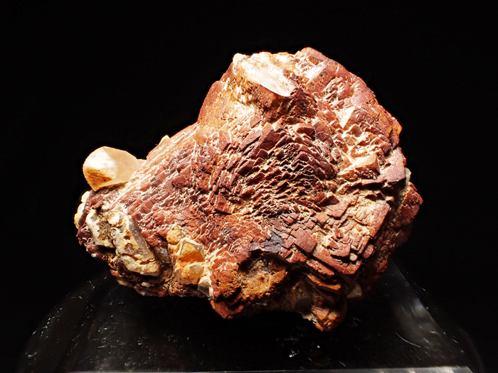 三重県船津産水晶＆武石 ＜黄鉄鉱仮晶＞ (Quartz & Goethite Pseudomorph after Pyrite / Japan)-photo0
