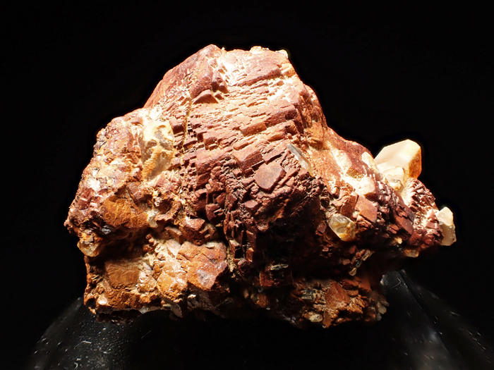 三重県船津産水晶＆武石 ＜黄鉄鉱仮晶＞ (Quartz & Goethite Pseudomorph after Pyrite / Japan)-photo4