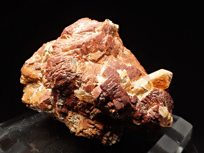 三重県船津産水晶＆武石 ＜黄鉄鉱仮晶＞ (Quartz & Goethite Pseudomorph after Pyrite / Japan)-photo5