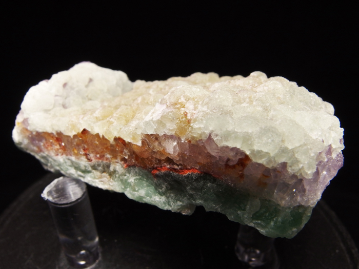 ɻե饤ȡ᥸ (Fluorite on Amethyst on Fluorite / Colorado)-photo4