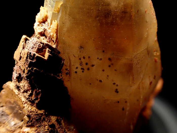 ウィスコンシン産スモーキークォーツ＆＜シデライト仮晶＞ (Smoky Quartz & Goethite Pseudomorph after Siderite / Wisconsin)-photo16